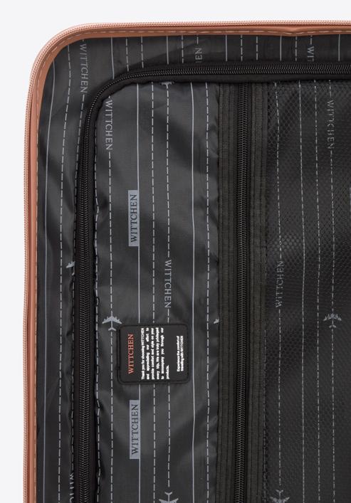 Kofferset aus ABS mit diagonalen Streifen, puderrosa, 56-3A-74S-30, Bild 9