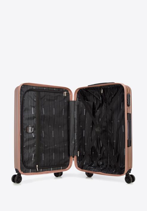 Kofferset aus ABS mit diagonalen Streifen, puderrosa, 56-3A-74S-30, Bild 6