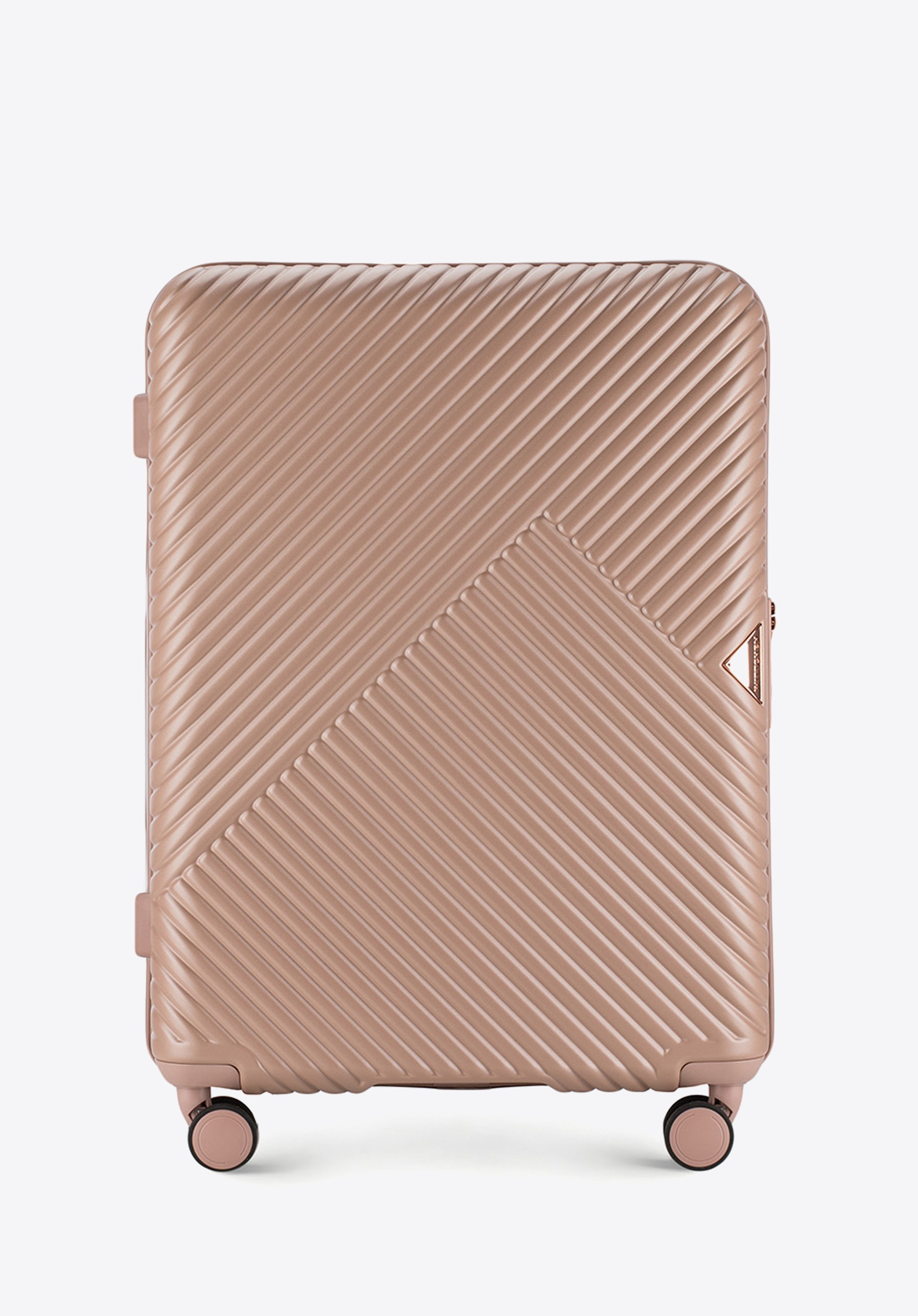 Mittelgroßer Koffer aus Polycarbonat, puderrosa, 56-3P-842-77, Bild 1