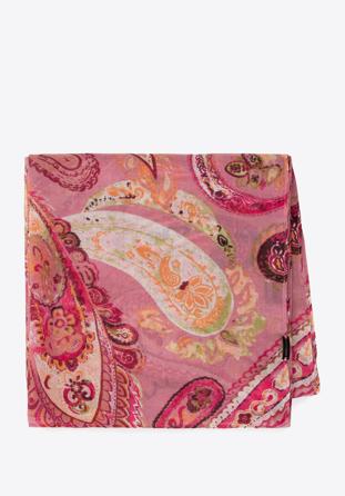 Damenschal mit feinem Muster, rosa-beige, 94-7D-X04-6, Bild 1