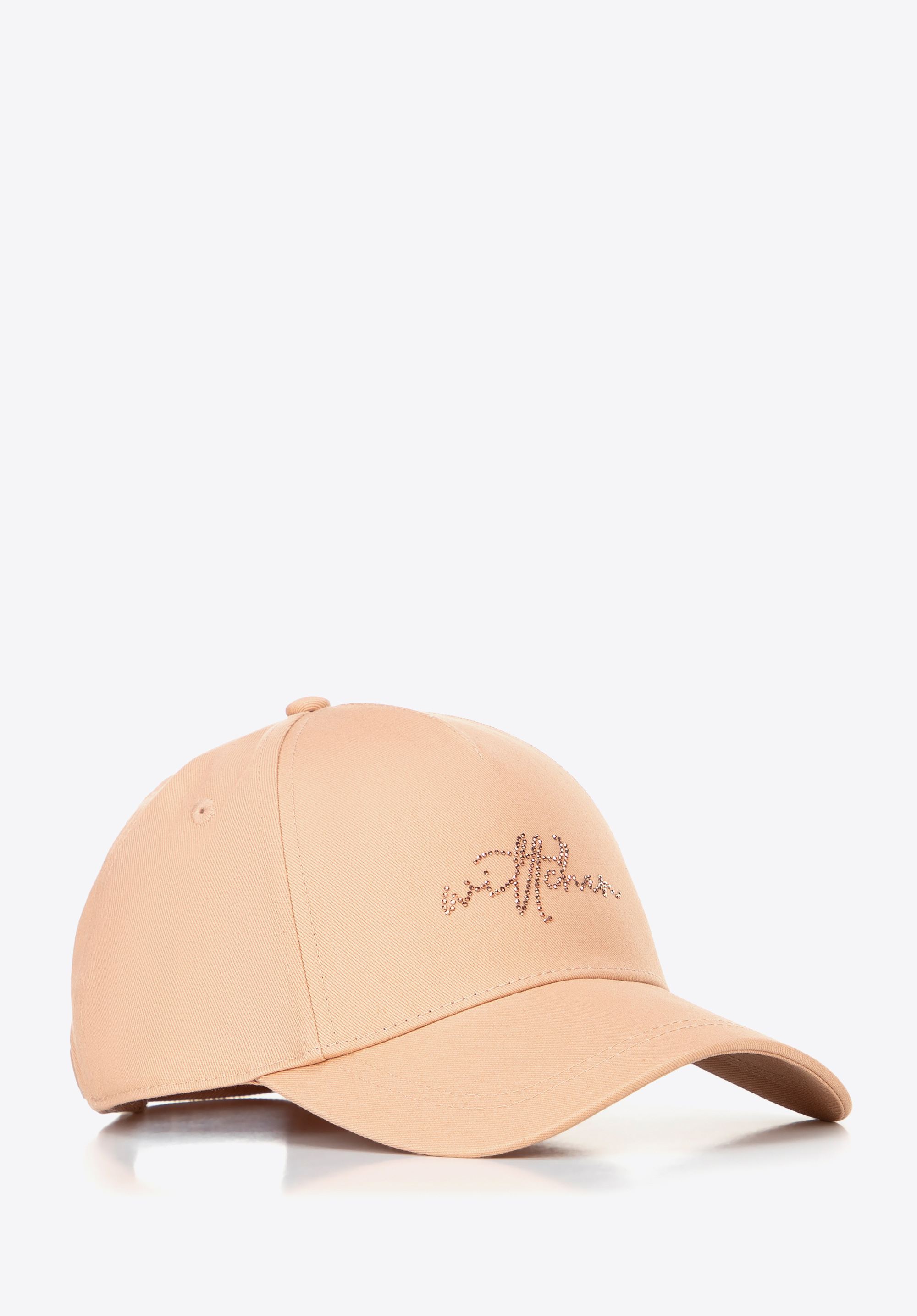 Damen-Baseballkappe aus Baumwolle, Pfirsich, 100-HF-004-P, Bild 1