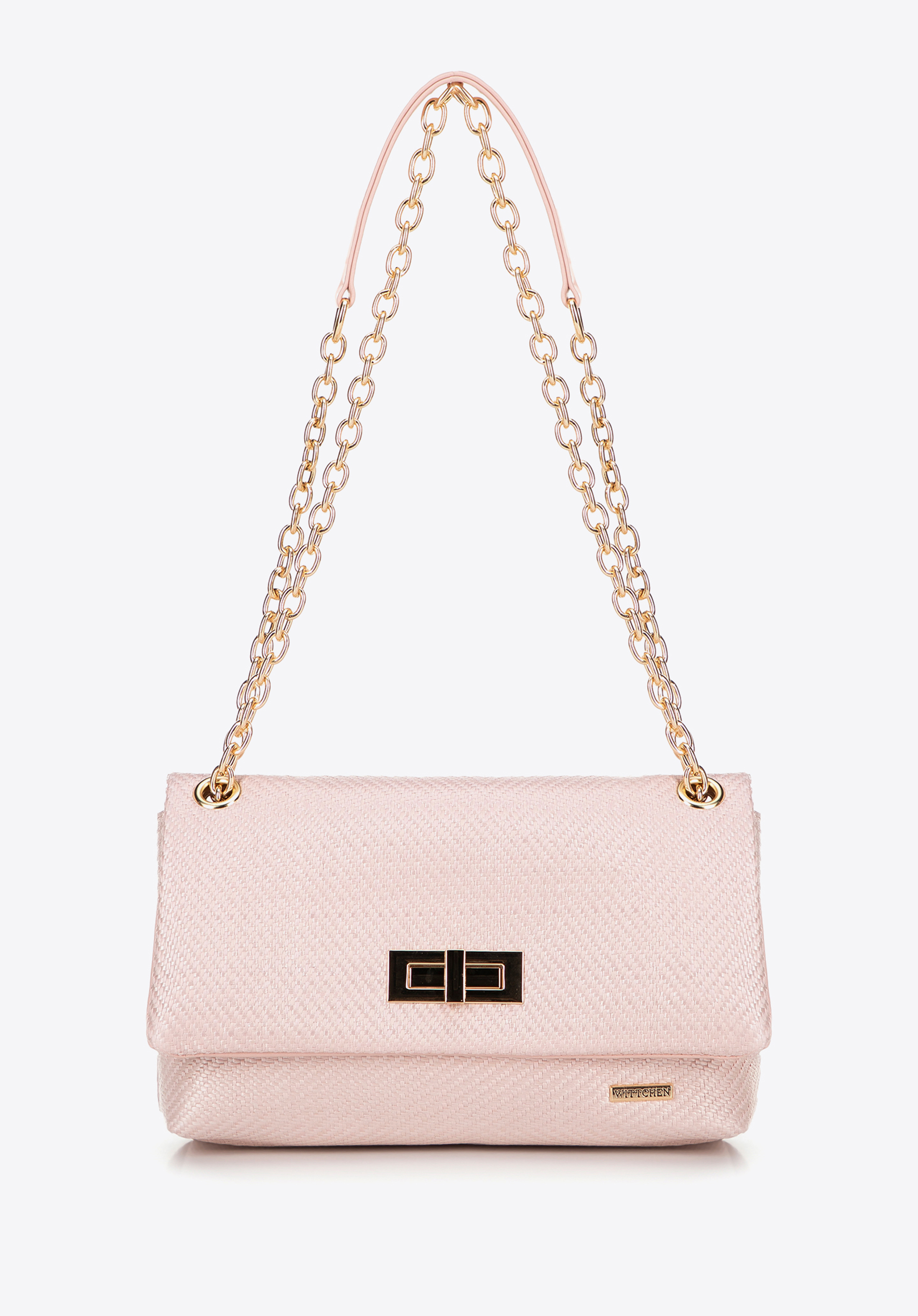Damen Crossbody an Kette, rosa, 100-4Y-414-P, Bild 1