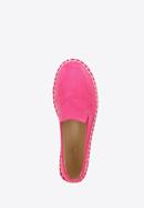 Damen-Espadrilles aus Öko-Wildleder, rosa, 96-DP-800-N-36, Bild 4