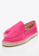 Damen-Espadrilles aus Öko-Wildleder, rosa, 96-DP-800-1-37, Bild 8