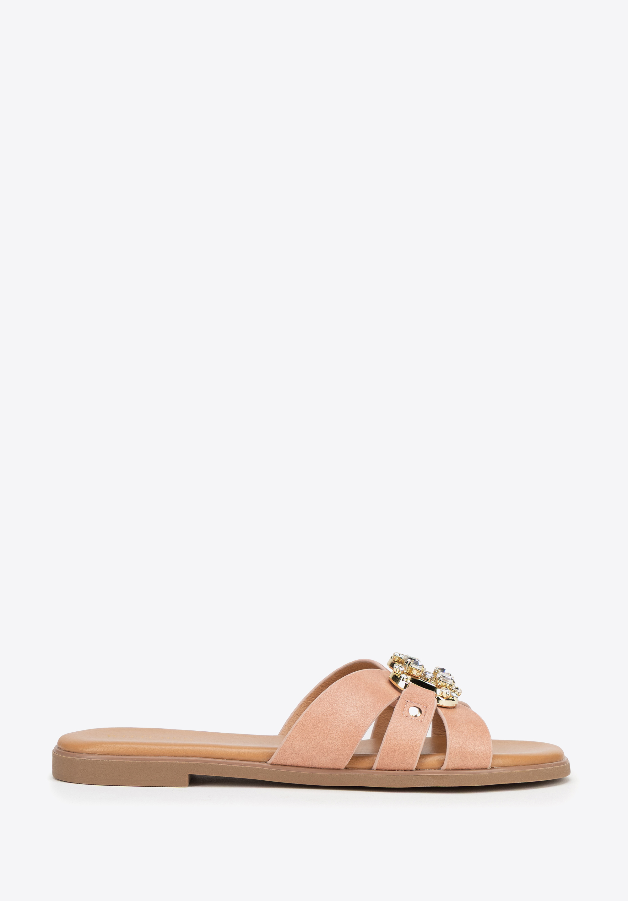 Damen-Flip-Flops aus Öko-Leder, rosa, 100-DP-205-P-40, Bild 1