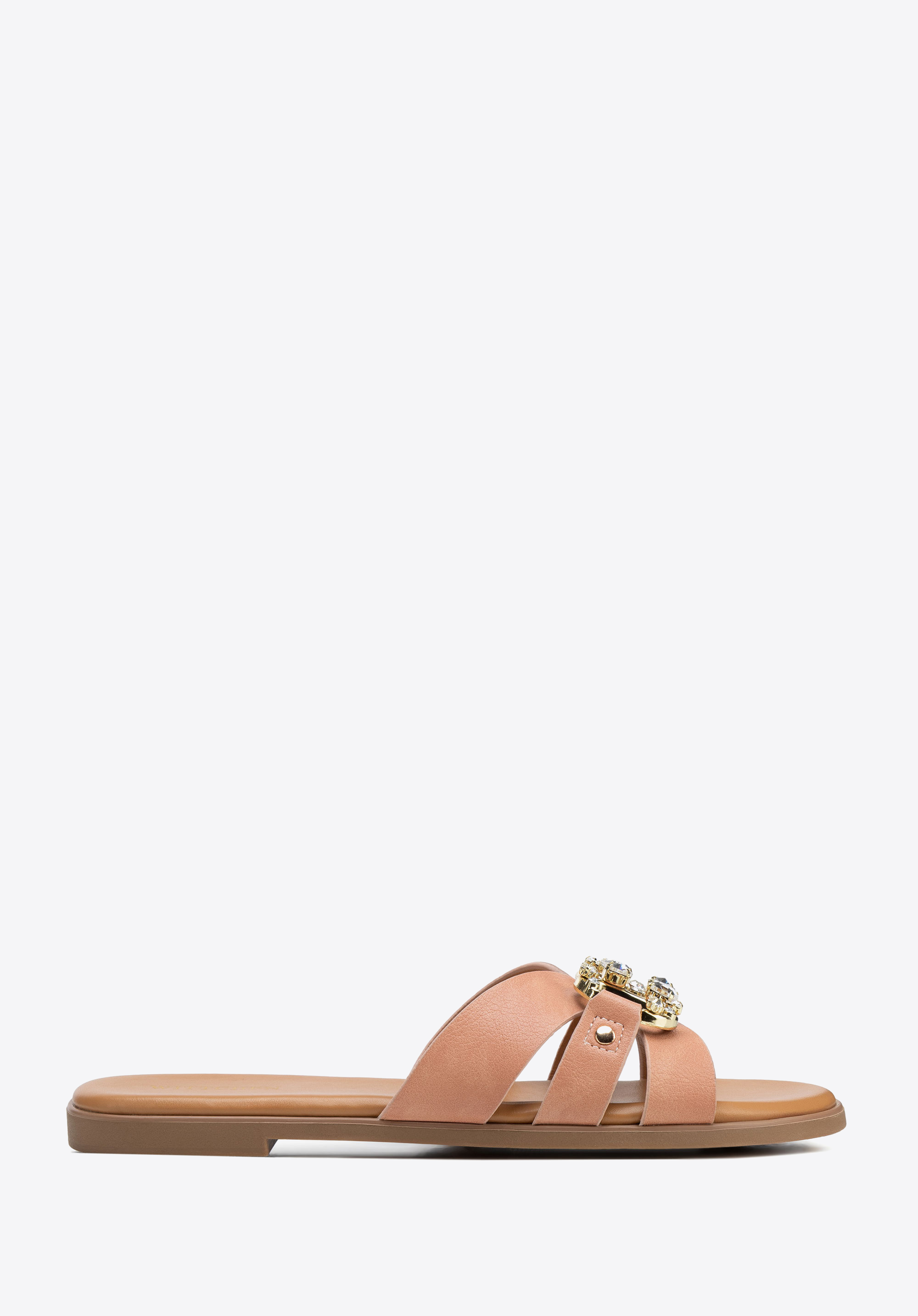 Damen-Flip-Flops aus Öko-Leder, rosa, 100-DP-205-P-37, Bild 1