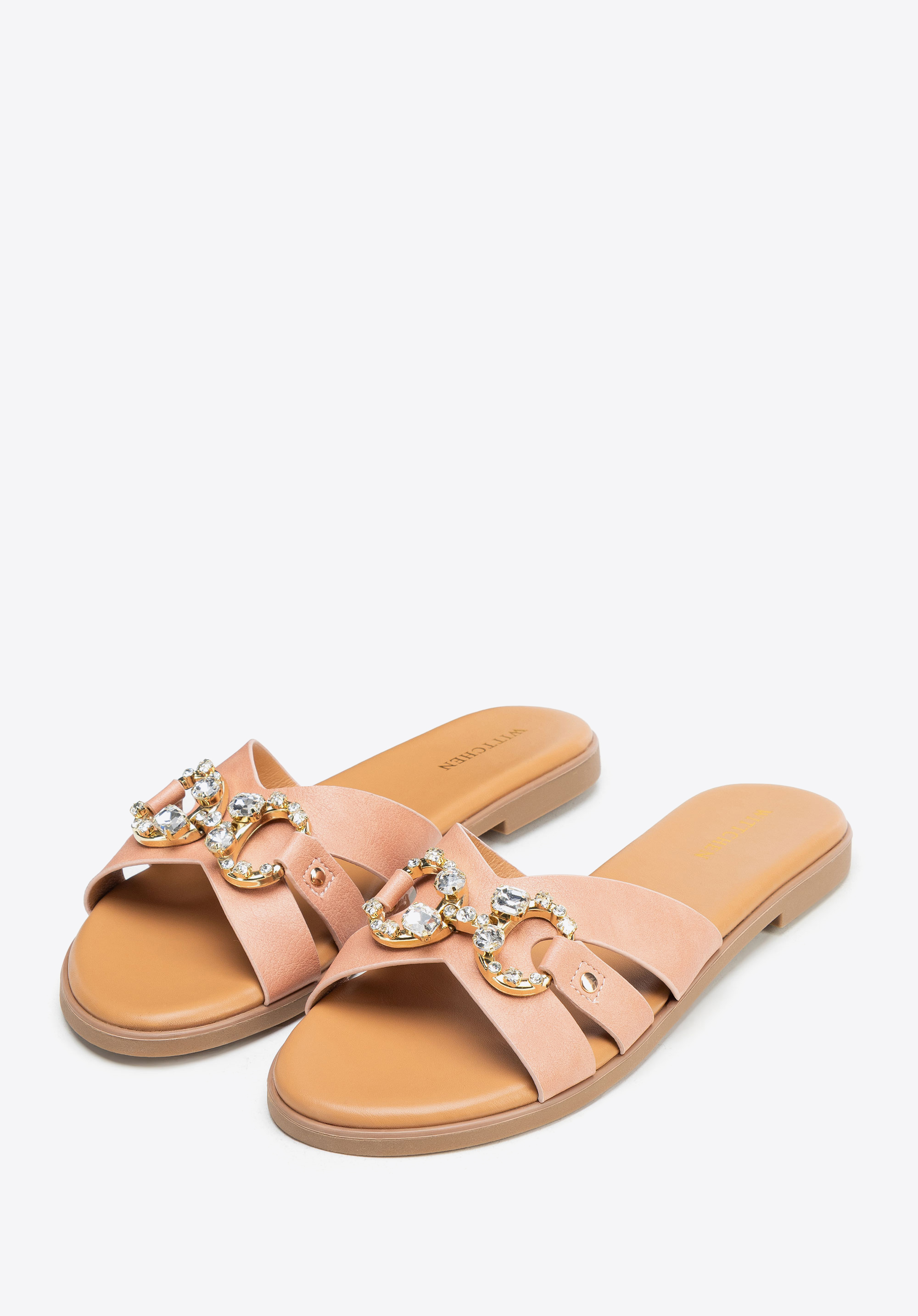 Damen-Flip-Flops aus Öko-Leder, rosa, 100-DP-205-P-37, Bild 1