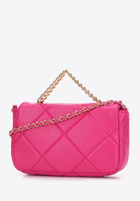 Gesteppte Damentasche mit Kette, rosa, 97-4Y-228-Z, Bild 2