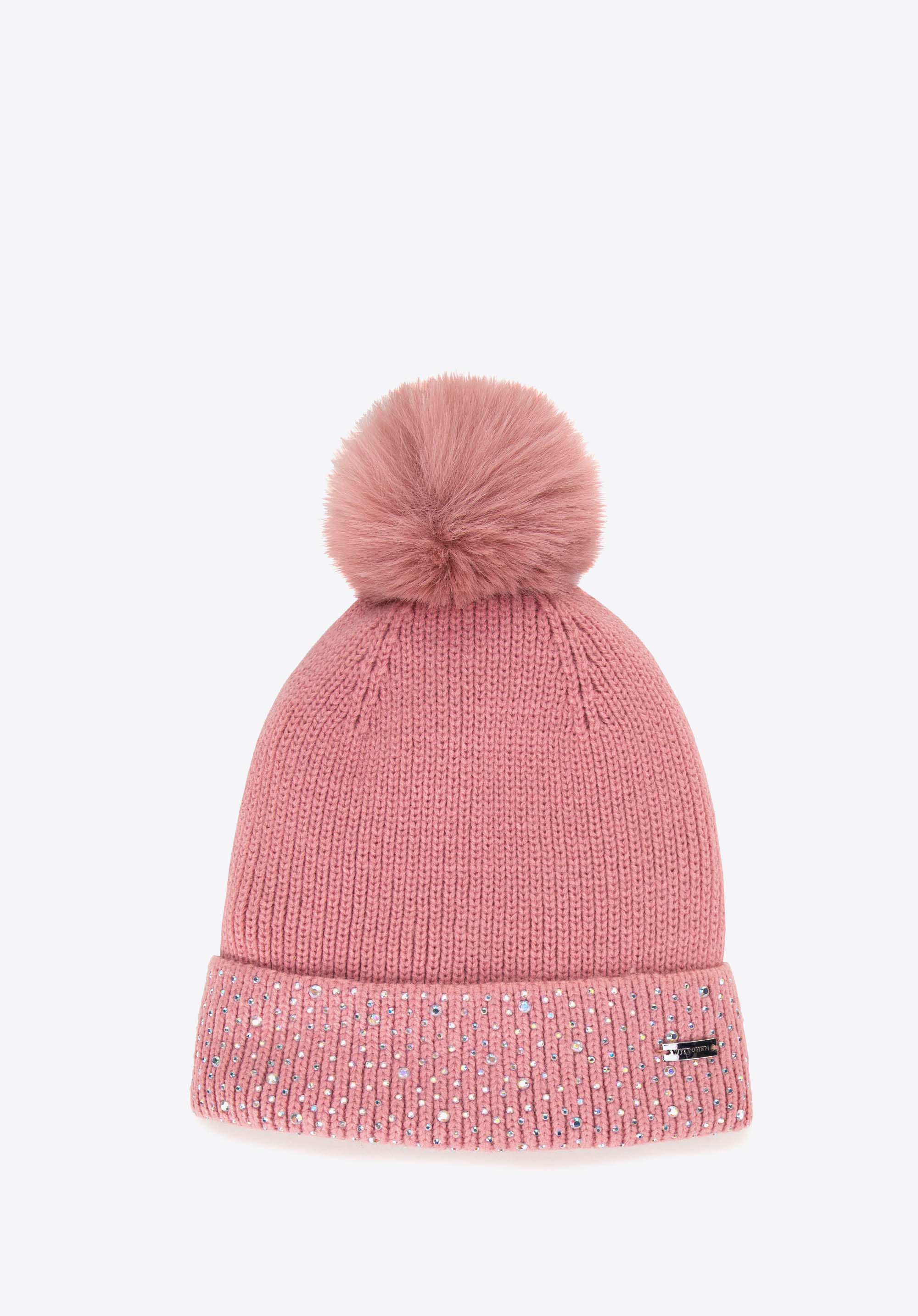 Damen-Wintermütze, rosa, 99-HF-205-P, Bild 1