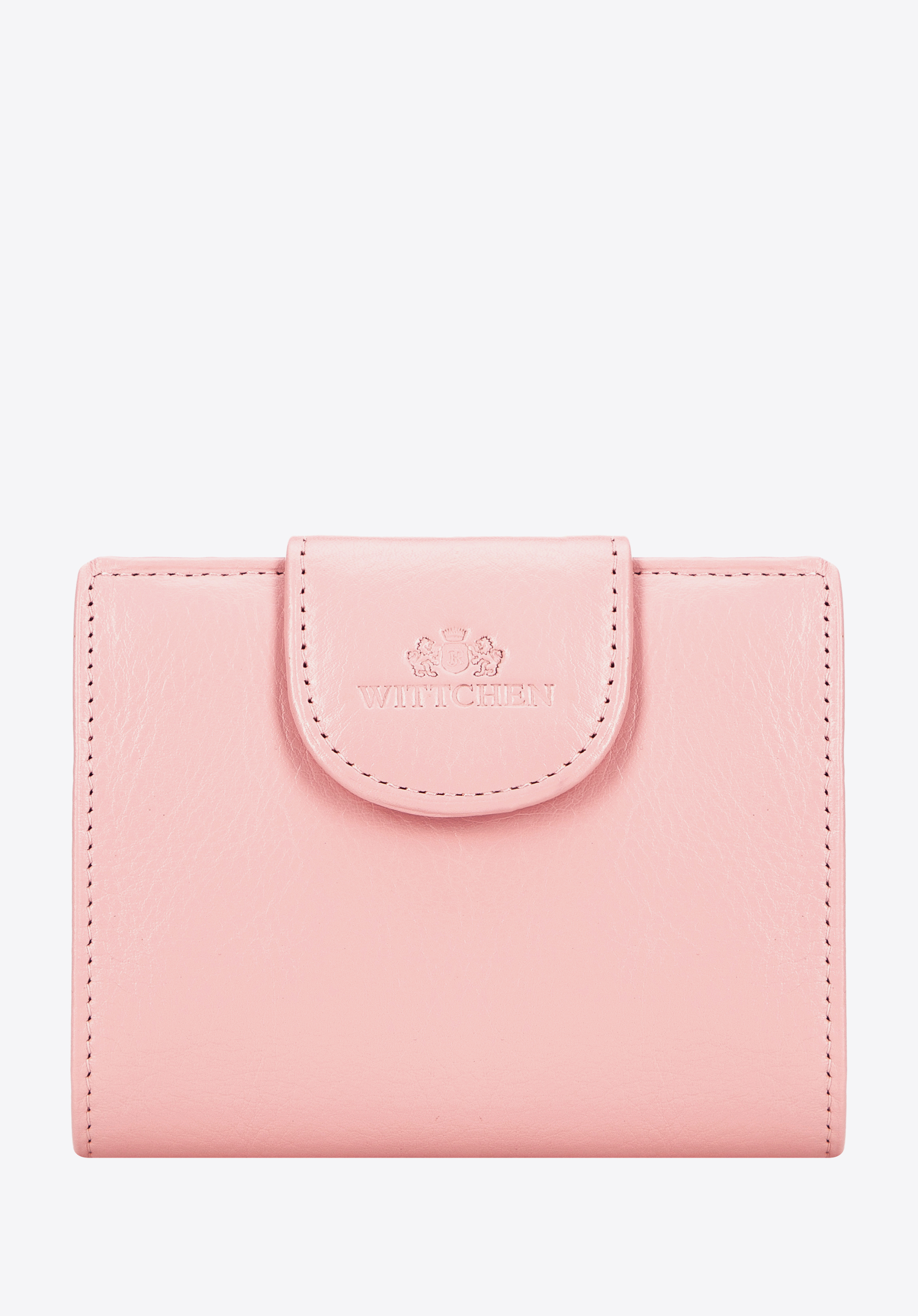 Damenbrieftasche aus Leder, rosa, 21-1-362-RL, Bild 1