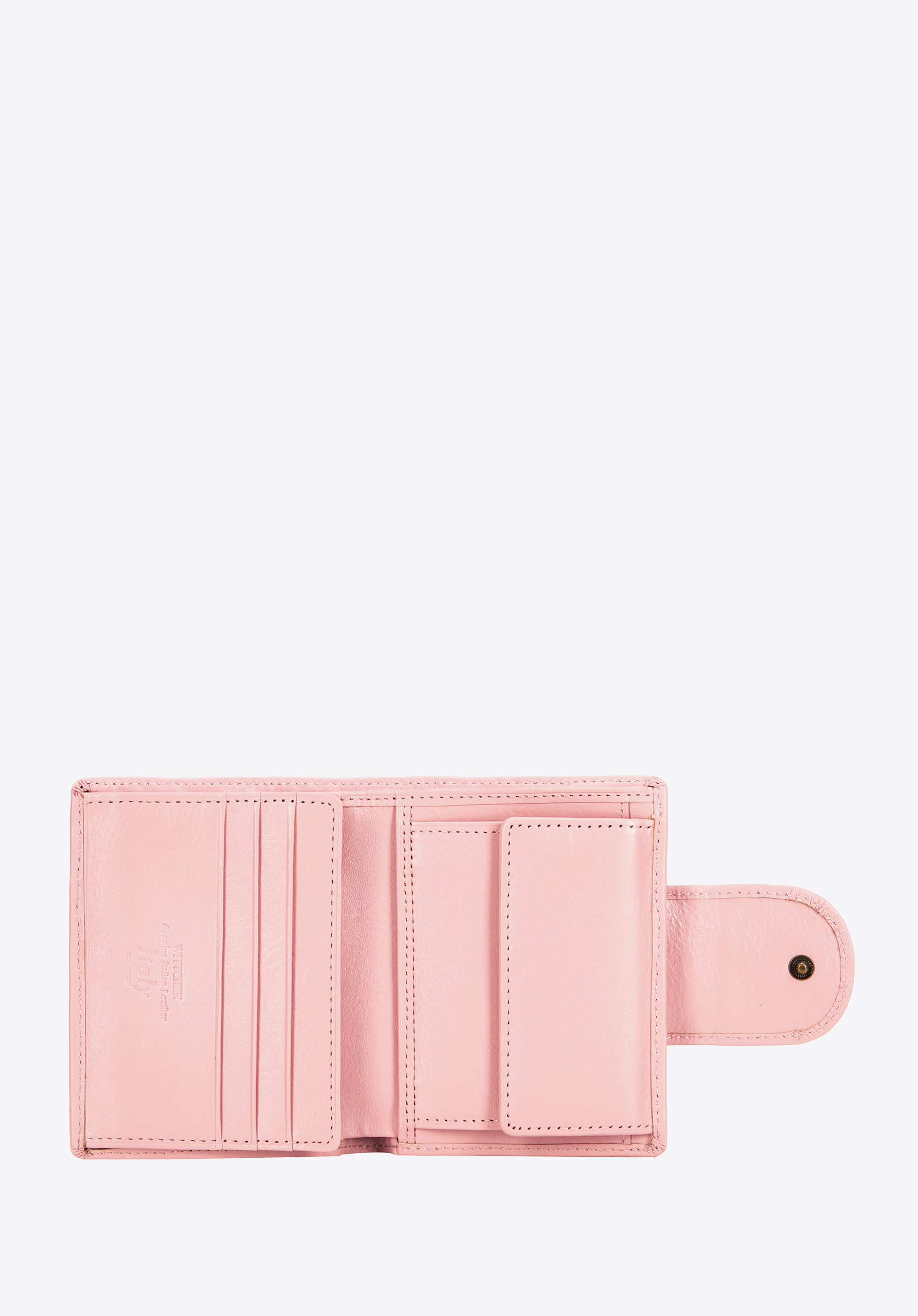 Damenbrieftasche aus Leder, rosa, 21-1-362-RL, Bild 1