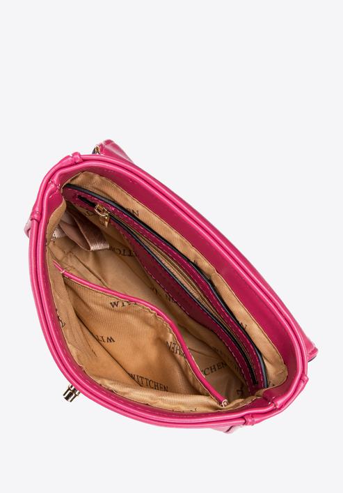 Damenhandtasche aus Öko-Leder mit Kette, rosa, 97-4Y-755-1G, Bild 4