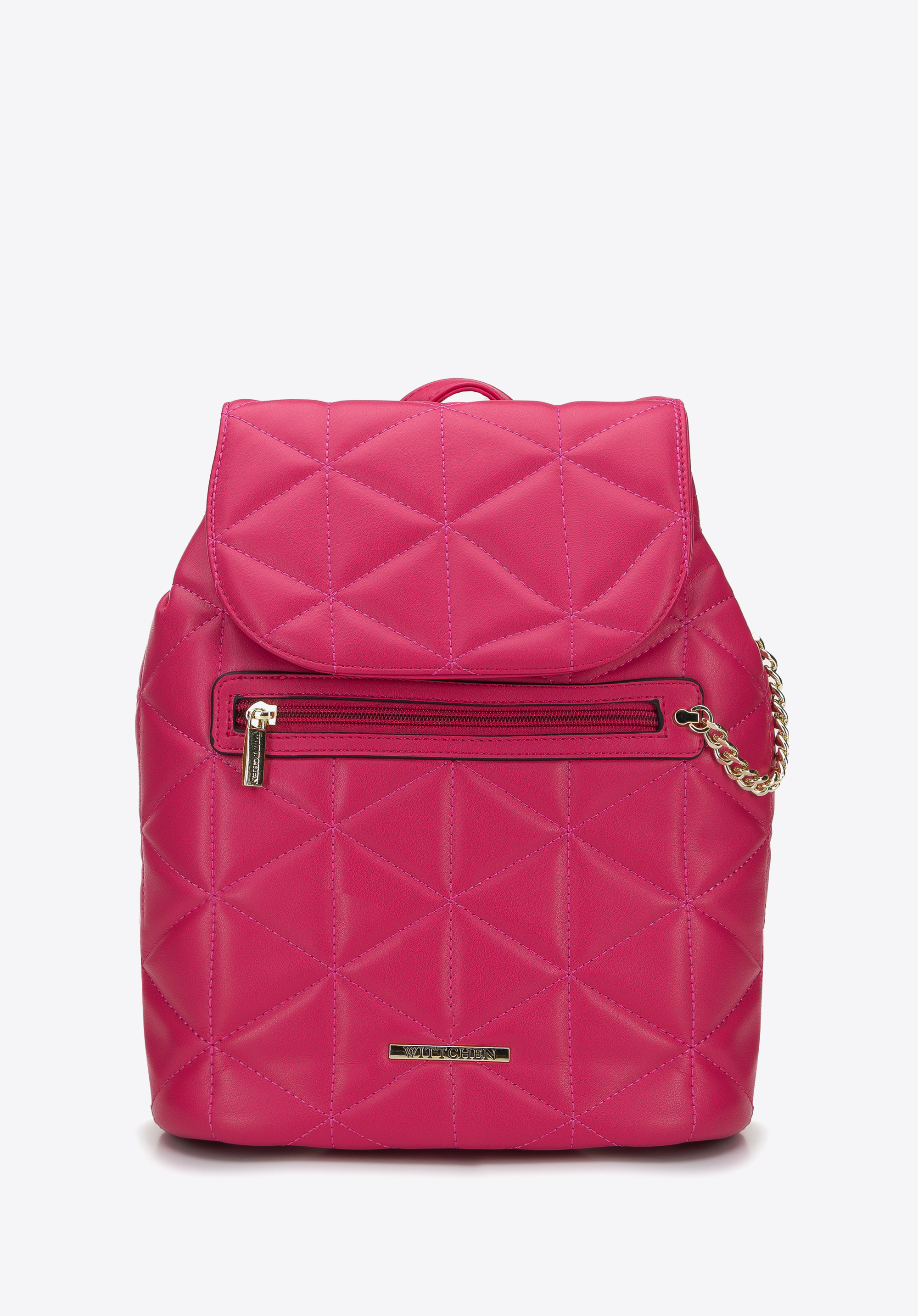 Damenrucksack aus gestepptem Ökoleder