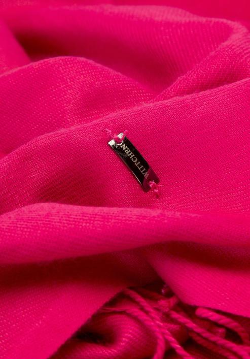 Damenschal mit Fransen, rosa, 94-7D-X90-4, Bild 3
