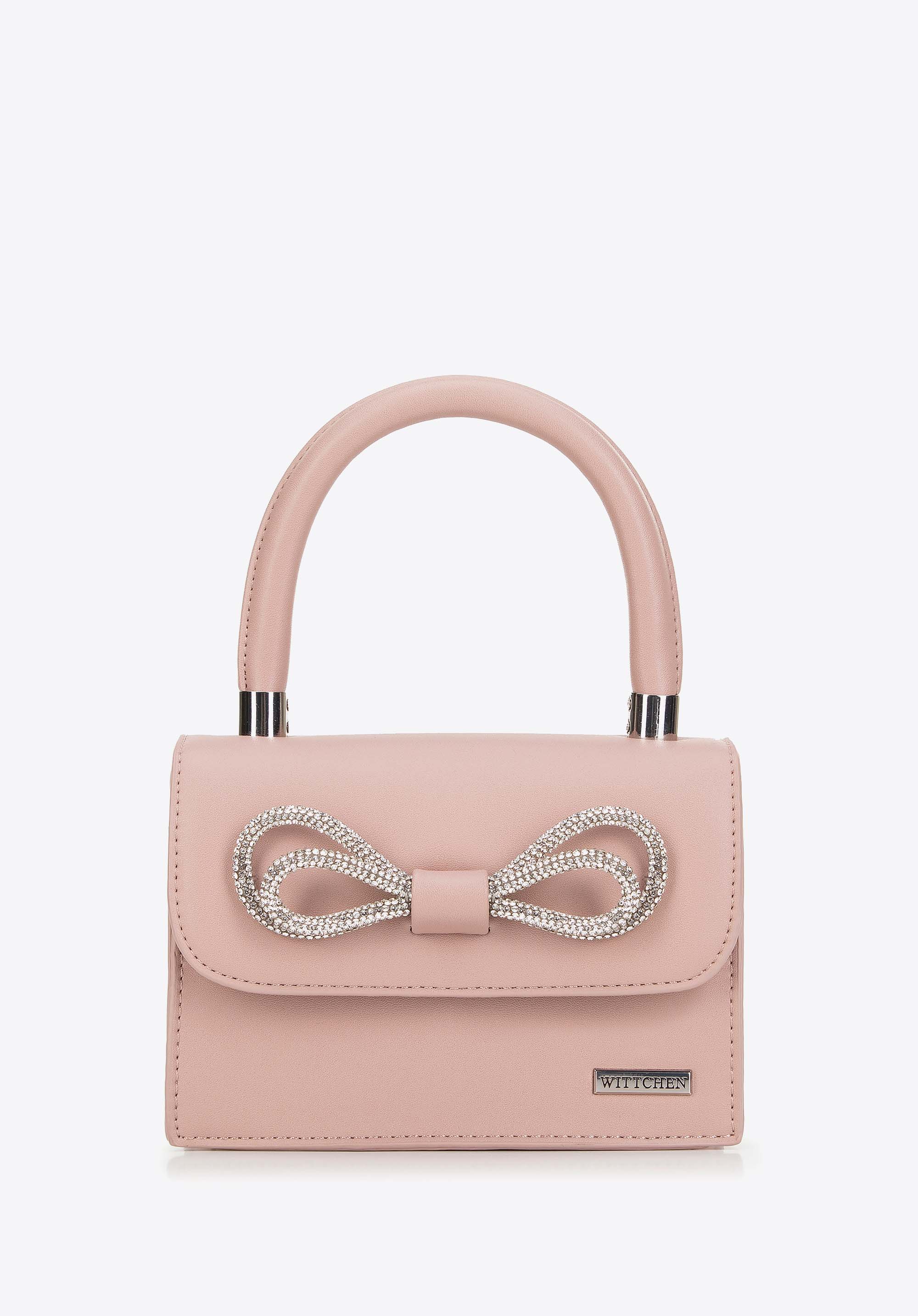 Damenstamm mit glänzender Schnalle, rosa, 99-4Y-227-P, Bild 1