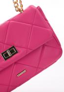 Die gesteppte, quadratische Kettenhandtasche, rosa, 97-4Y-229-1S, Bild 5