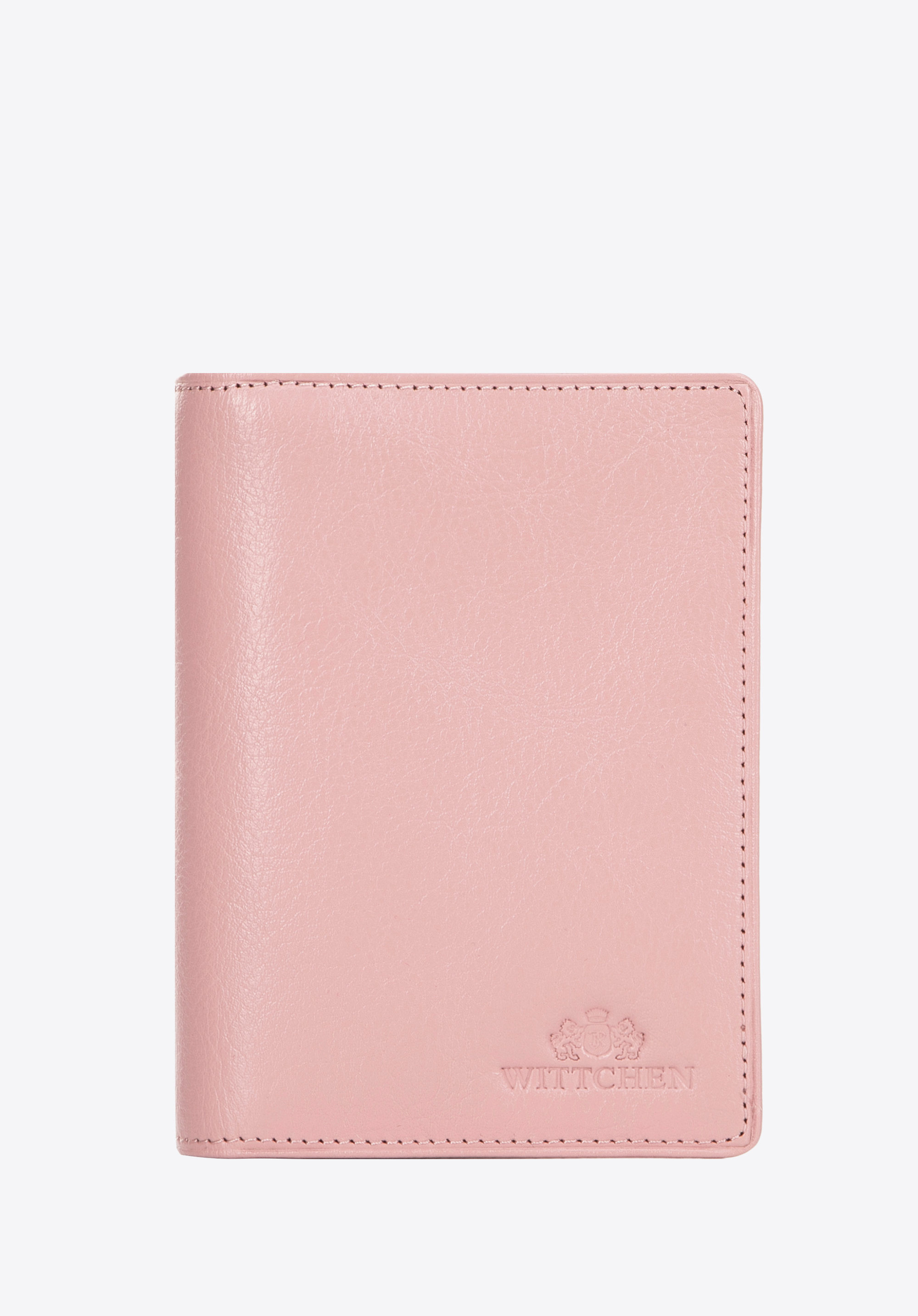 Dokumentenetui aus Leder mit Tasche, rosa, 21-2-174-RL, Bild 1