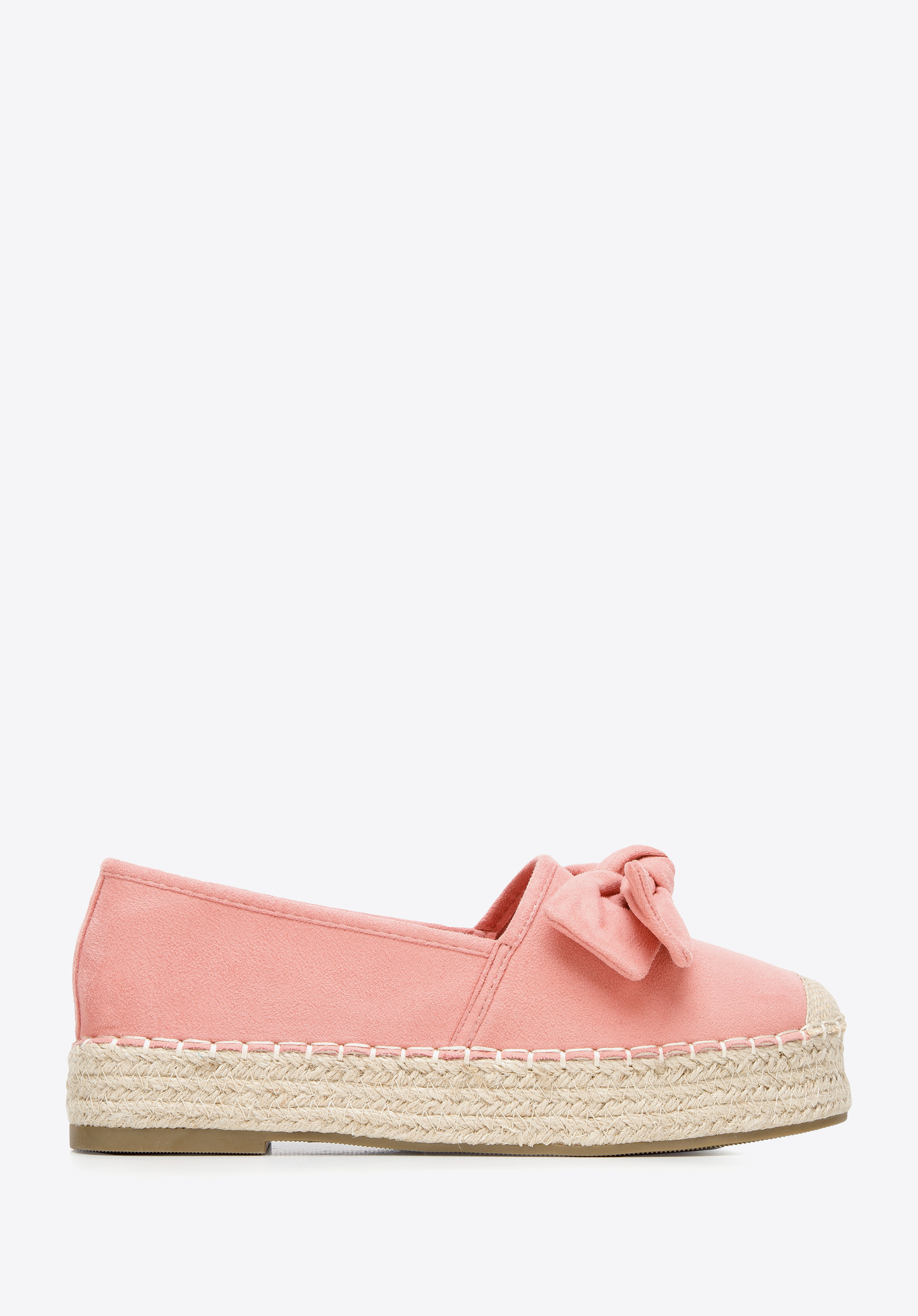 Espadrilles mit Schleife, rosa, 94-DP-200-P-35, Bild 1
