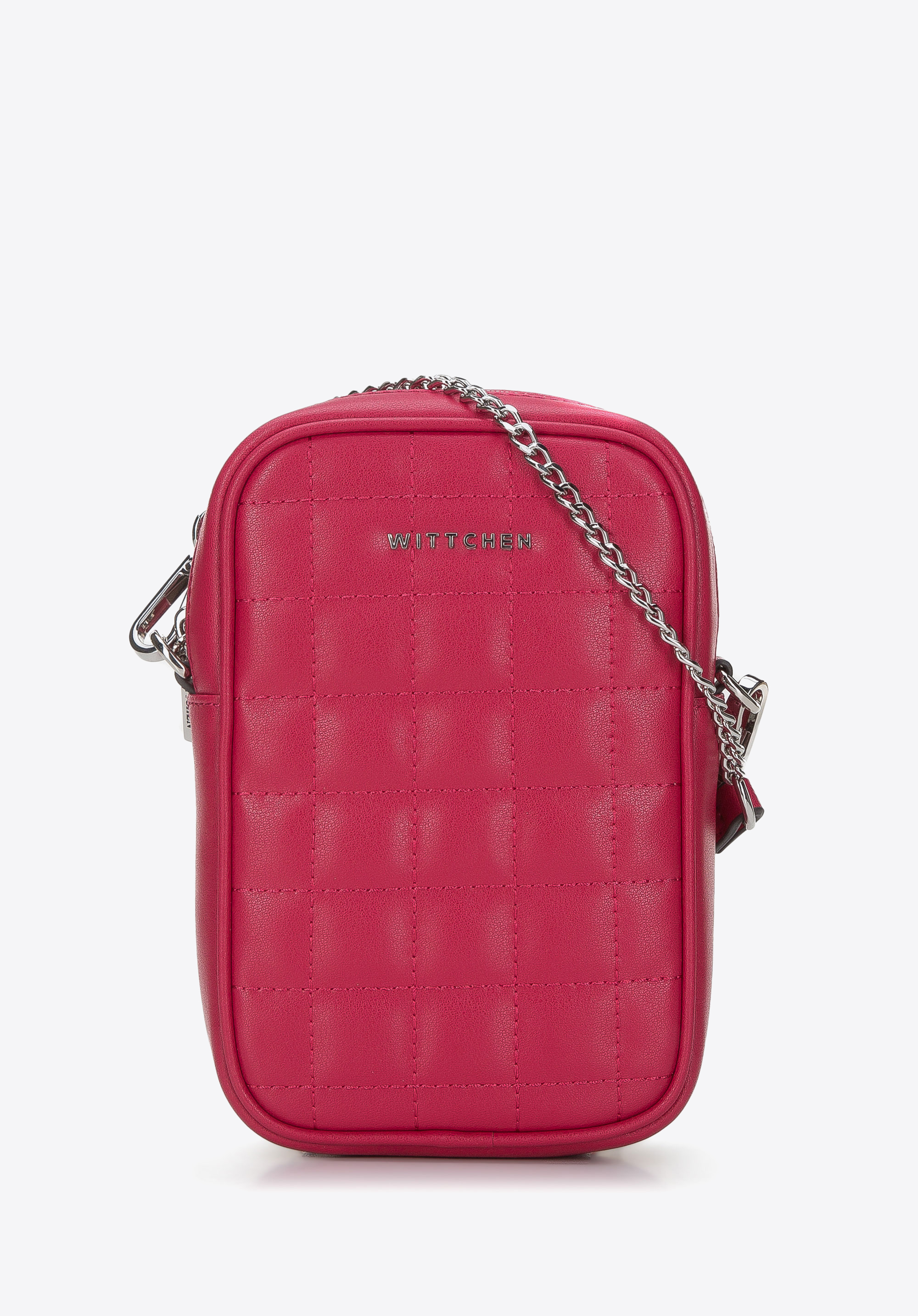 Gesteppte Mini-Tasche aus Leder