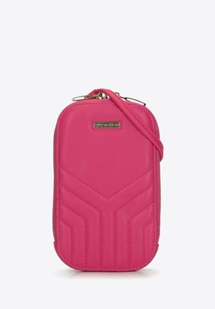 Gesteppte Mini-Tasche für Damen, rosa, 93-2Y-531-P, Bild 1