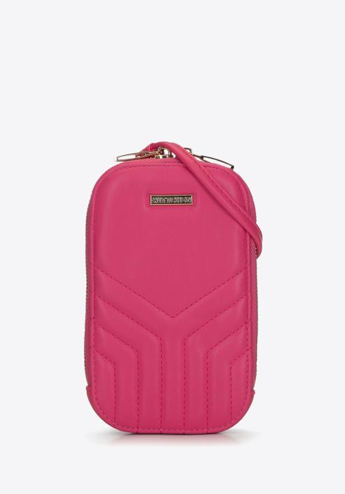 Gesteppte Mini-Tasche für Damen, rosa, 93-2Y-531-N, Bild 1