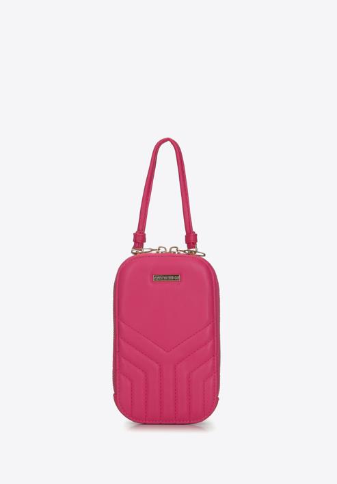 Gesteppte Mini-Tasche für Damen, rosa, 93-2Y-531-N, Bild 2