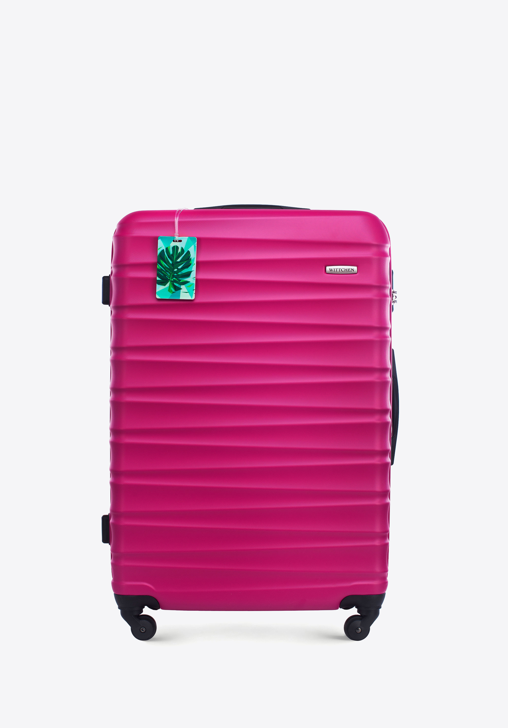 Großer Koffer mit Anhänger, rosa, 56-3A-313-34Z, Bild 1