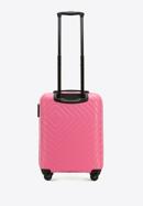 Kabinenkoffer aus ABS mit geometrischer Prägung, rosa, 56-3A-751-11, Bild 3