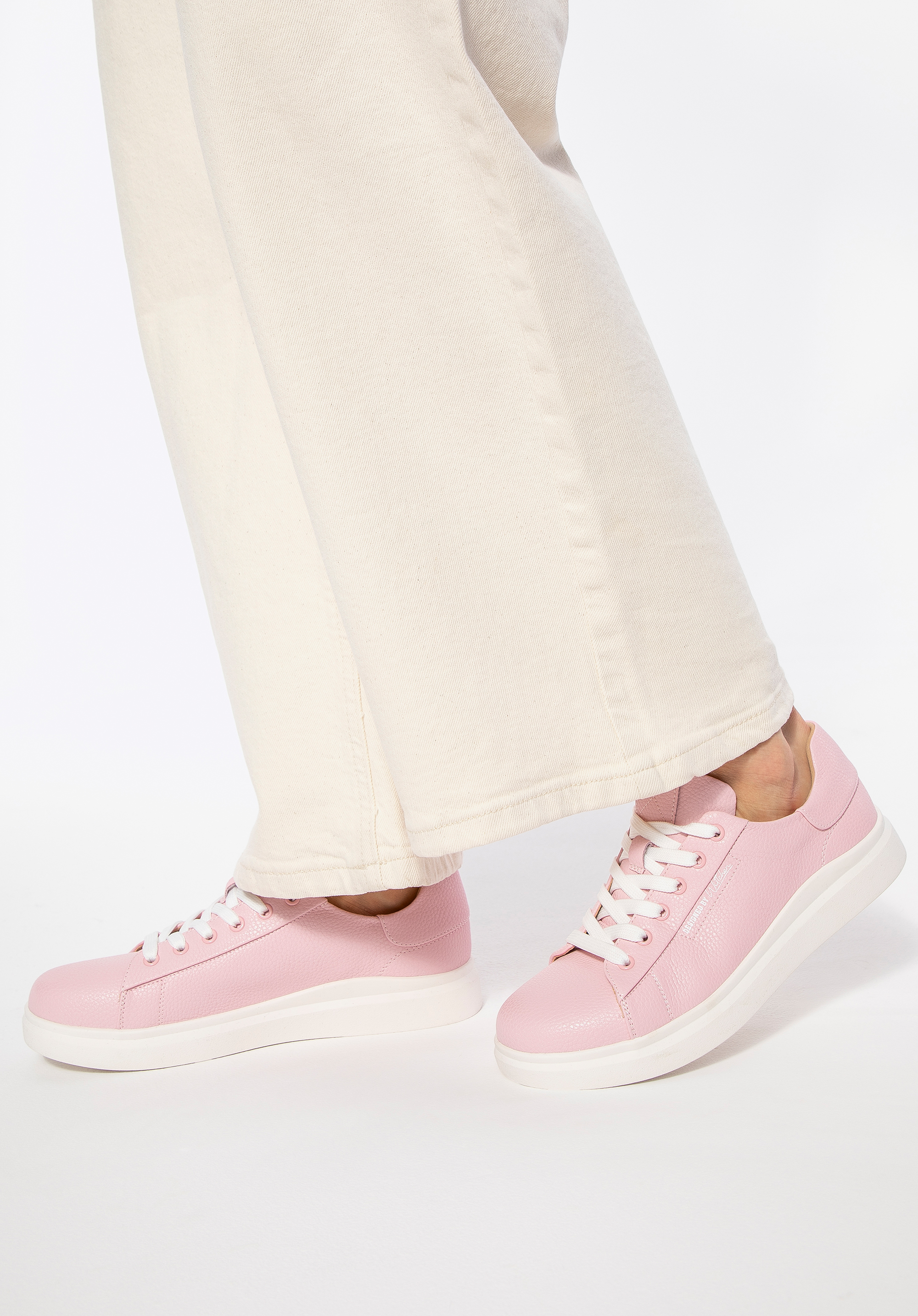 Klassische Plateau-Sneaker für Damen, rosa, 100-D-951-P-40, Bild 1