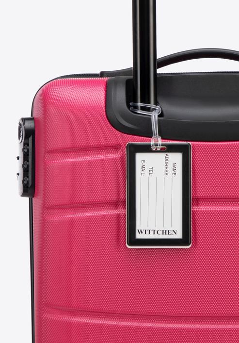 Kleiner Koffer mit Gepäckanhänger, rosa, 56-3A-651-01Z, Bild 3