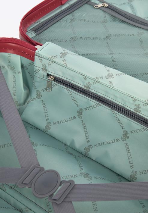 3er Set Tasche zur Aufbewahrung zum Einheften 25x31,5 cm, mit drei  aufgesetzten Taschen m. Klettverschluss – Stanzschablonen