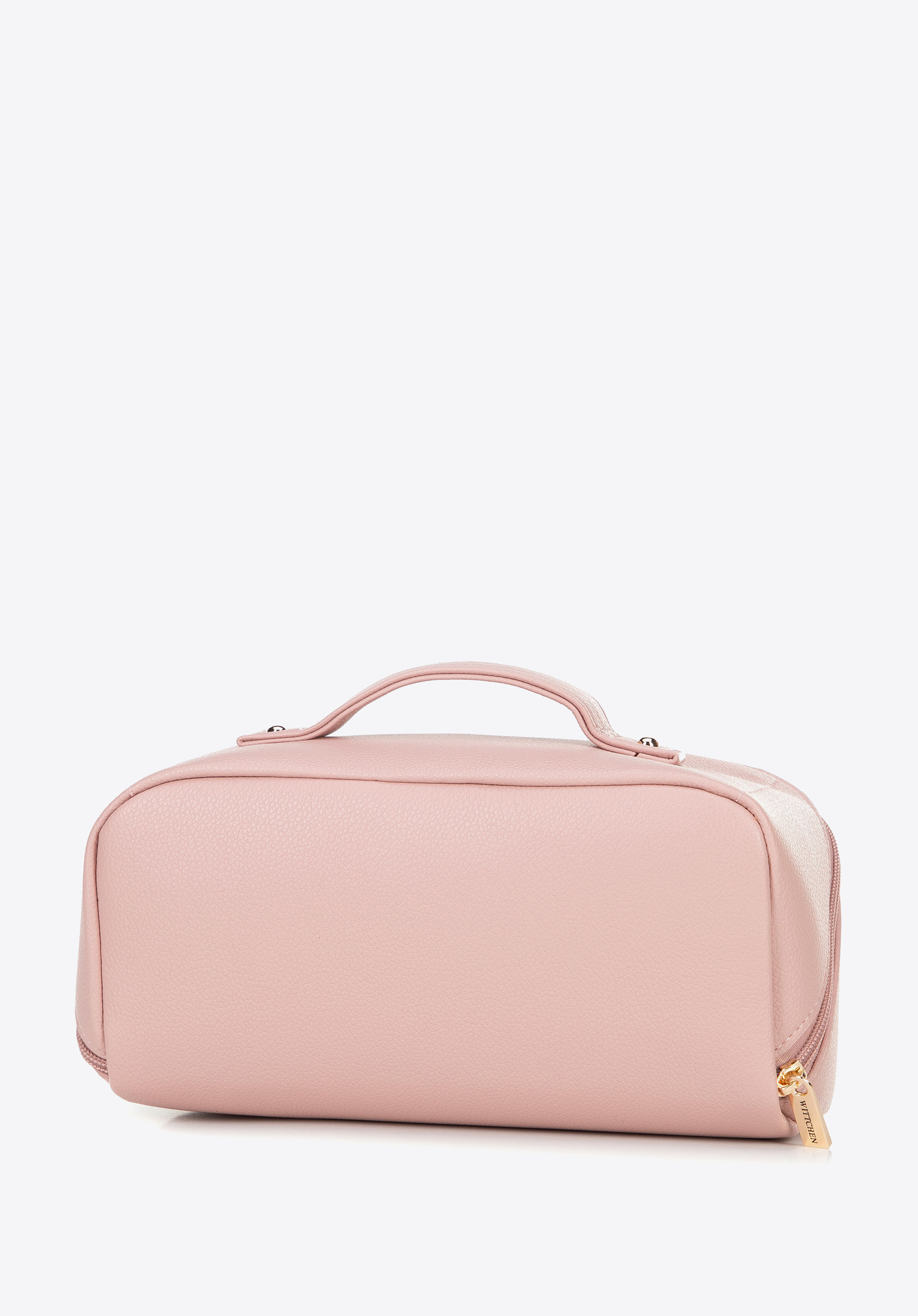 Kosmetiktasche aus Öko-leder, rosa, 100-4Y-920-P, Bild 1