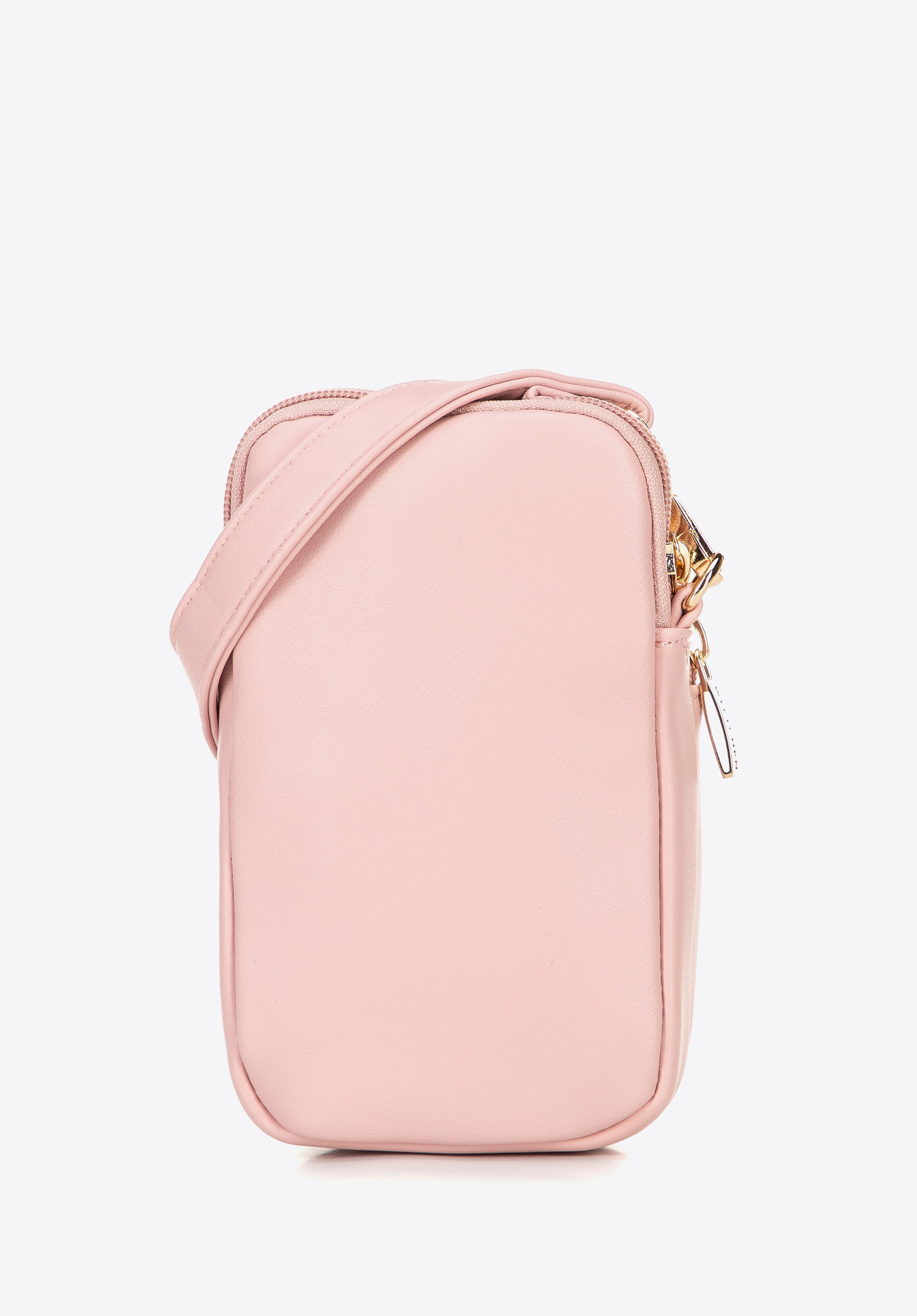 Mini-Umhängetasche aus Kunstleder für Damen, rosa, 100-2Y-236-P, Bild 1