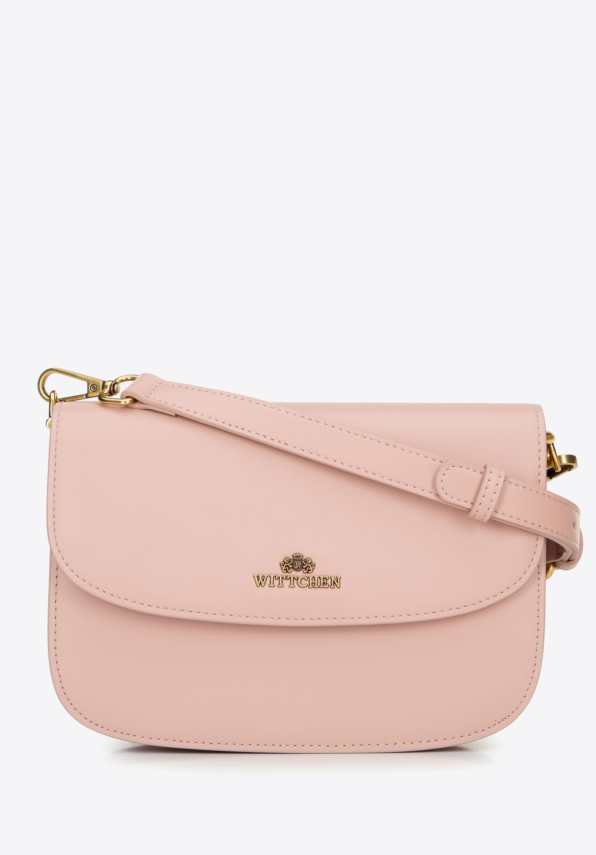 Mini-Umhängetasche aus Leder, rosa, 100-4E-214-P, Bild 1