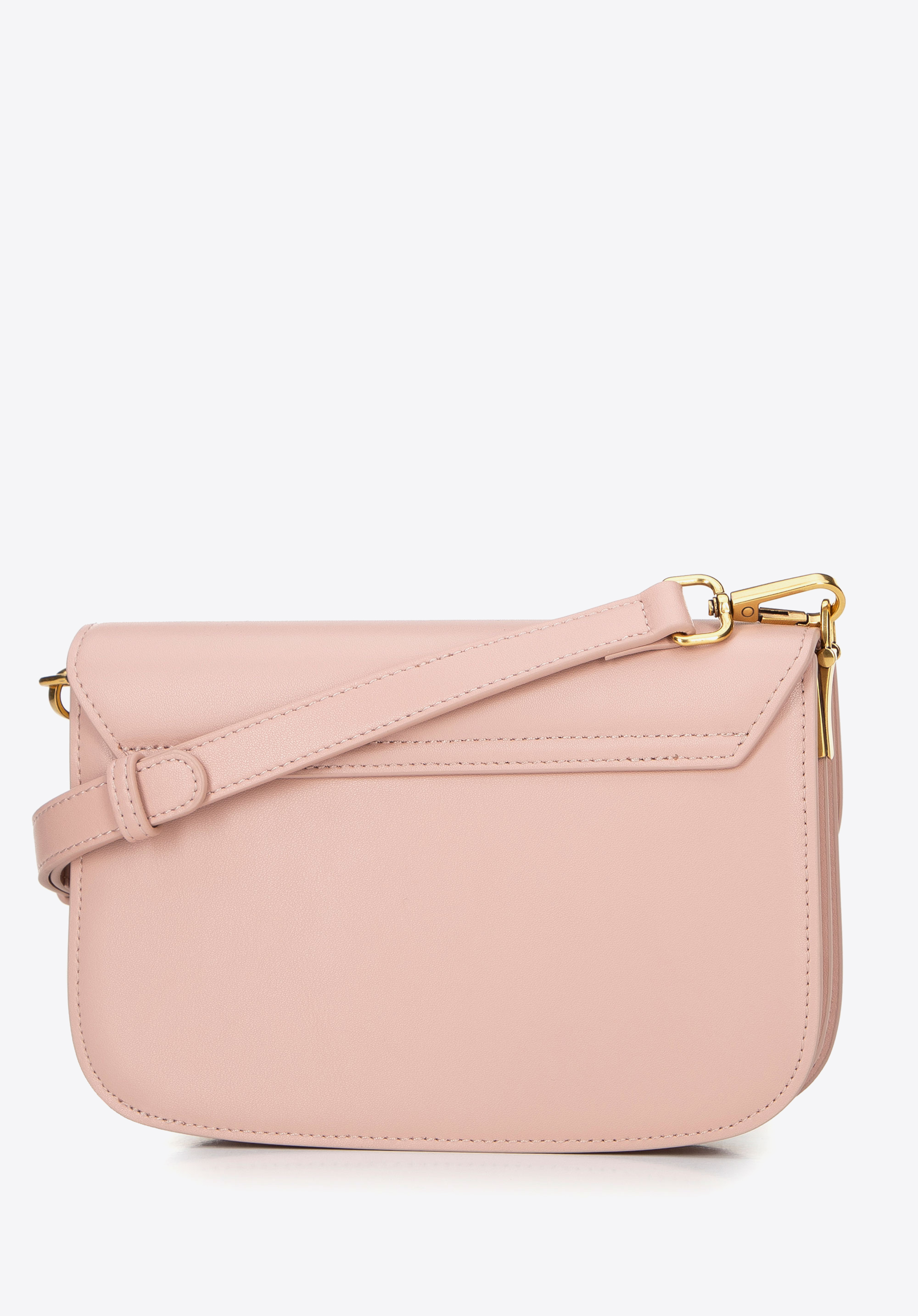 Mini-Umhängetasche aus Leder, rosa, 100-4E-214-P, Bild 1