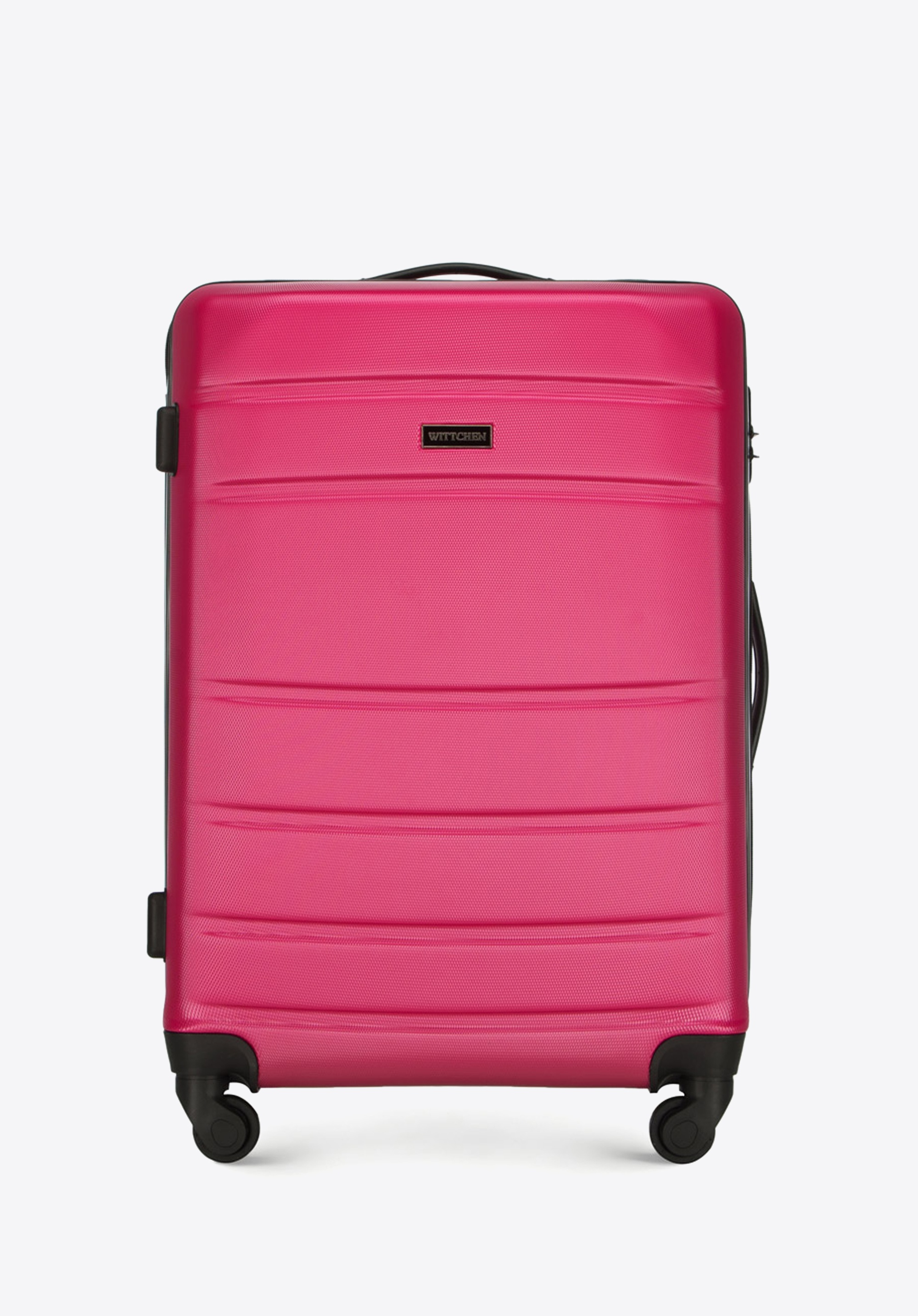 Mittelgroßer Koffer aus ABS-Material, rosa, 56-3A-652-34, Bild 1