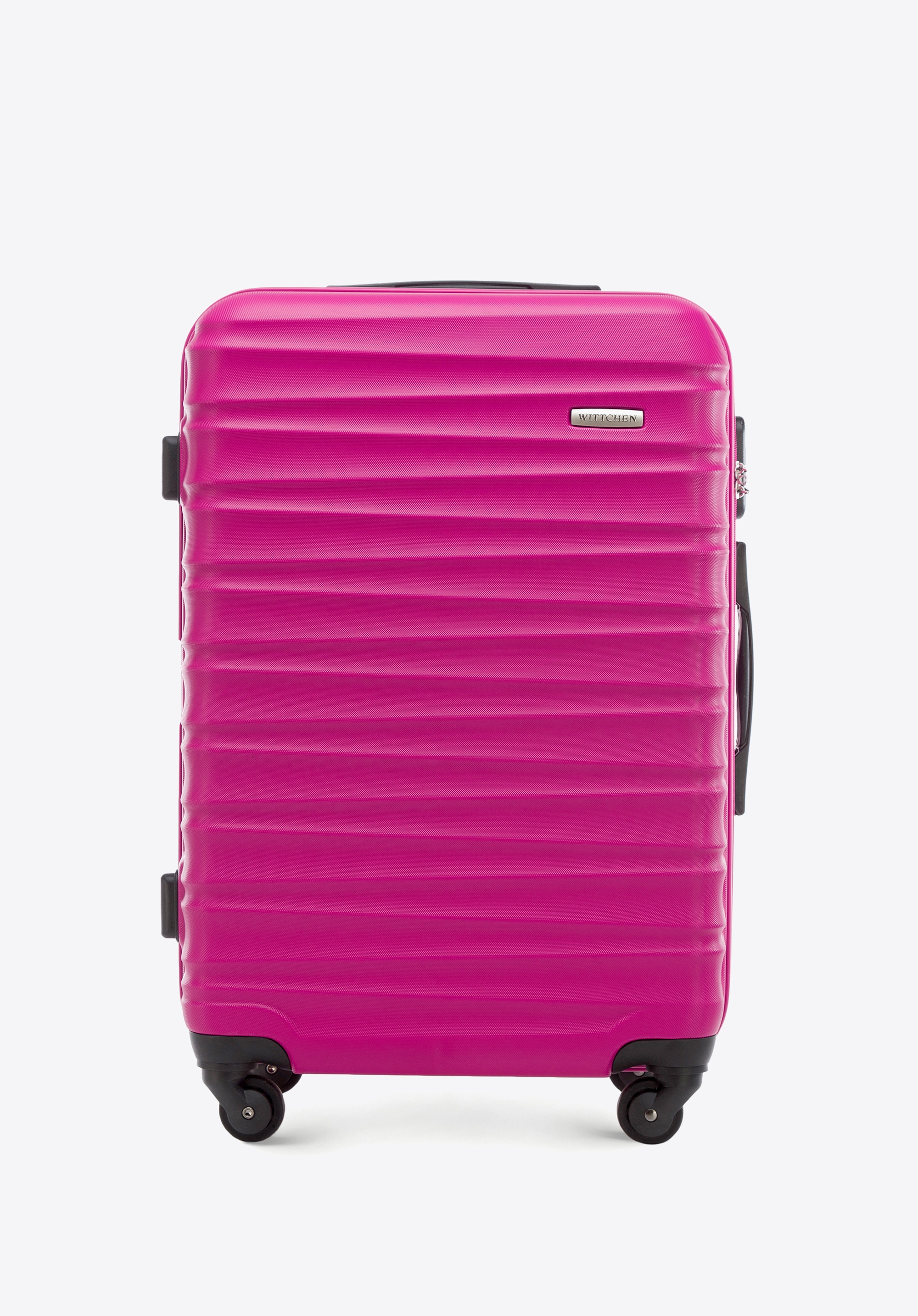 Mittlerer Koffer aus ABS-Material, rosa, 56-3A-312-34, Bild 1