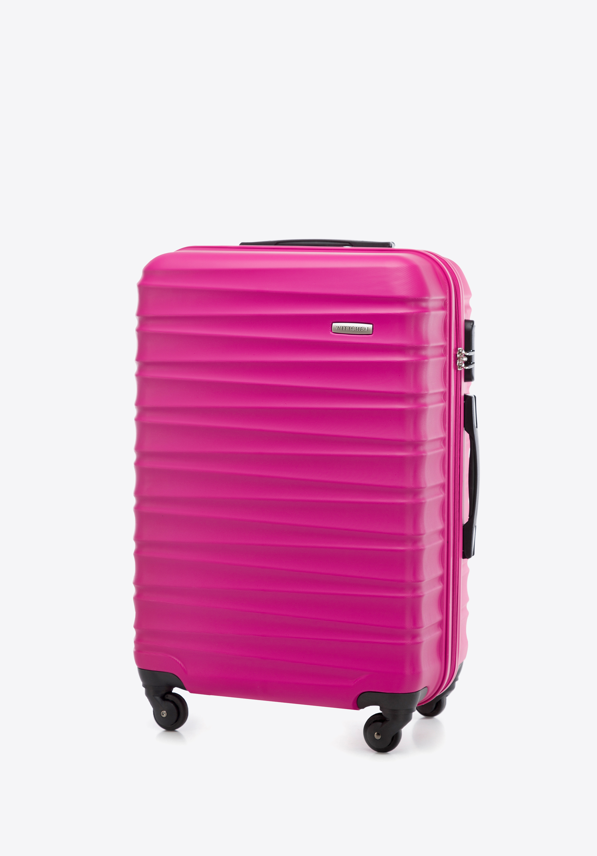 Mittlerer Koffer aus ABS-Material, rosa, 56-3A-312-34, Bild 1