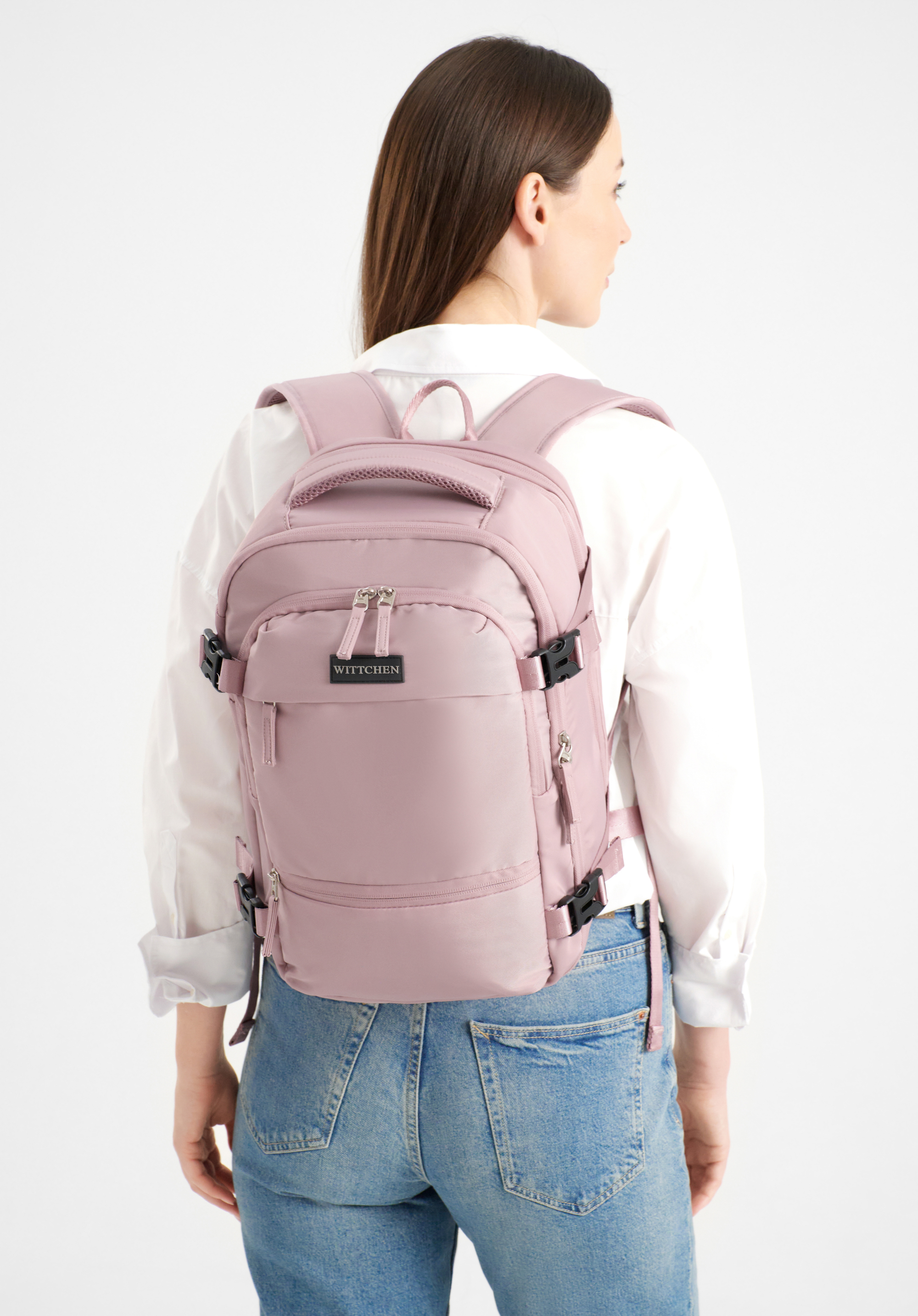 Multifunktionsrucksack für Flugzeug, rosa, 56-3S-017-34, Bild 1