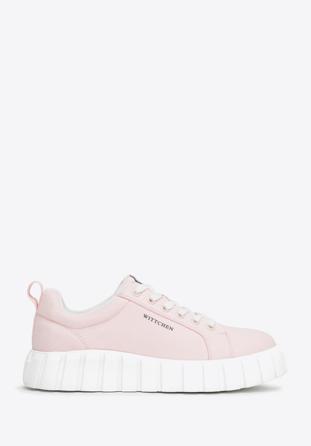 Plateau-Sneakers für Damen, rosa, 98-D-959-P-39, Bild 1