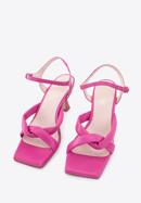 Sandaletten für Damen aus Leder mit weichen Riemen, rosa, 96-D-303-P-36, Bild 3