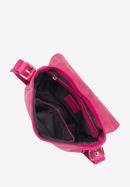 Satteltasche aus Leder für Damen mit Quastendetail, rosa, 95-4E-023-3, Bild 3