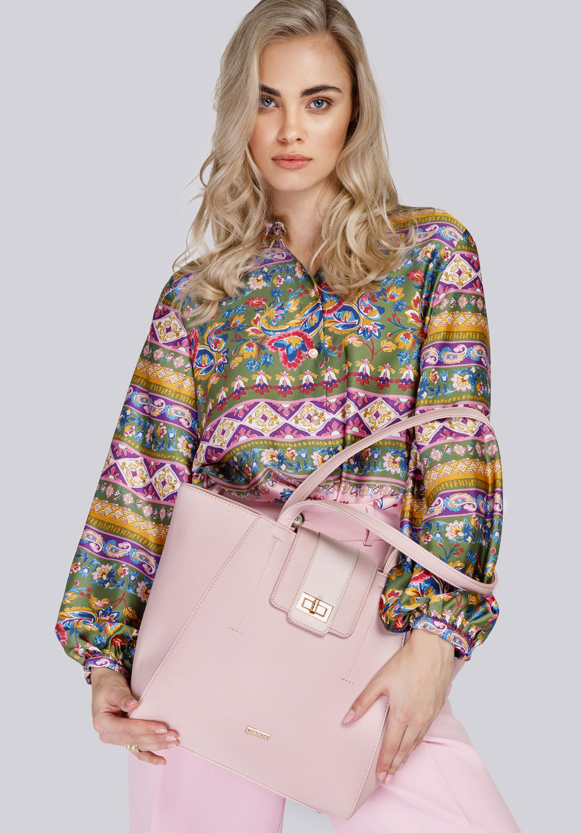 Shopper-Tasche mit Zierschließe