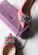 Stilettos aus Leder mit glänzender Schnalle, rosa, 98-D-950-P-41, Bild 22