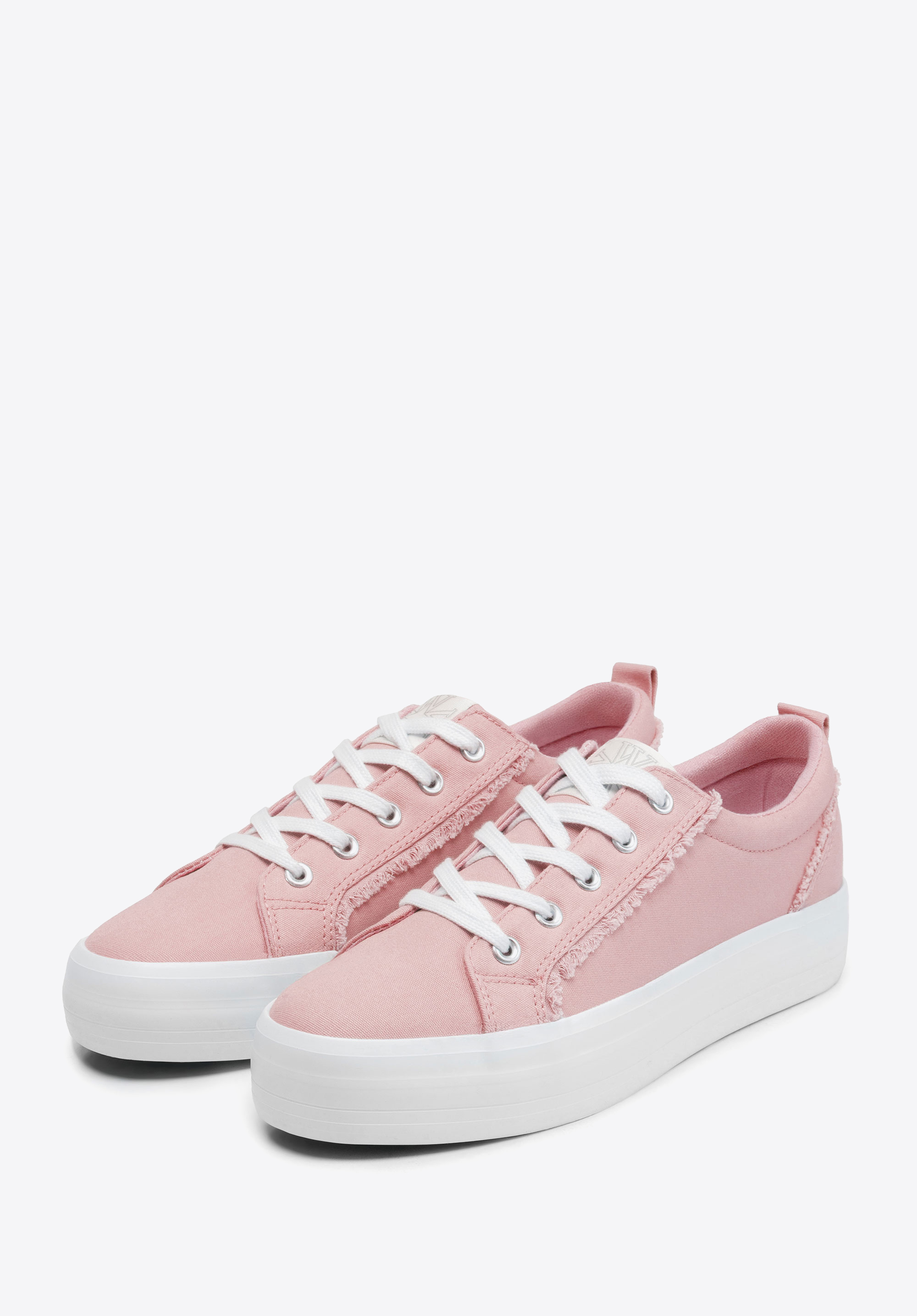 Stoff-Sneakers für Damen, rosa, 100-DP-800-P-39, Bild 1
