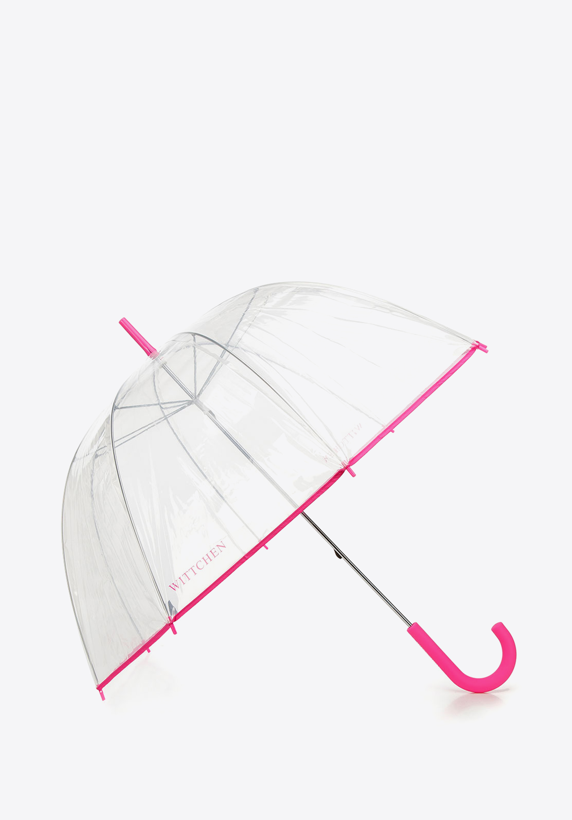 TRANSPARENTER REGENSCHIRM, rosa, PA-7-190-TP, Bild 1