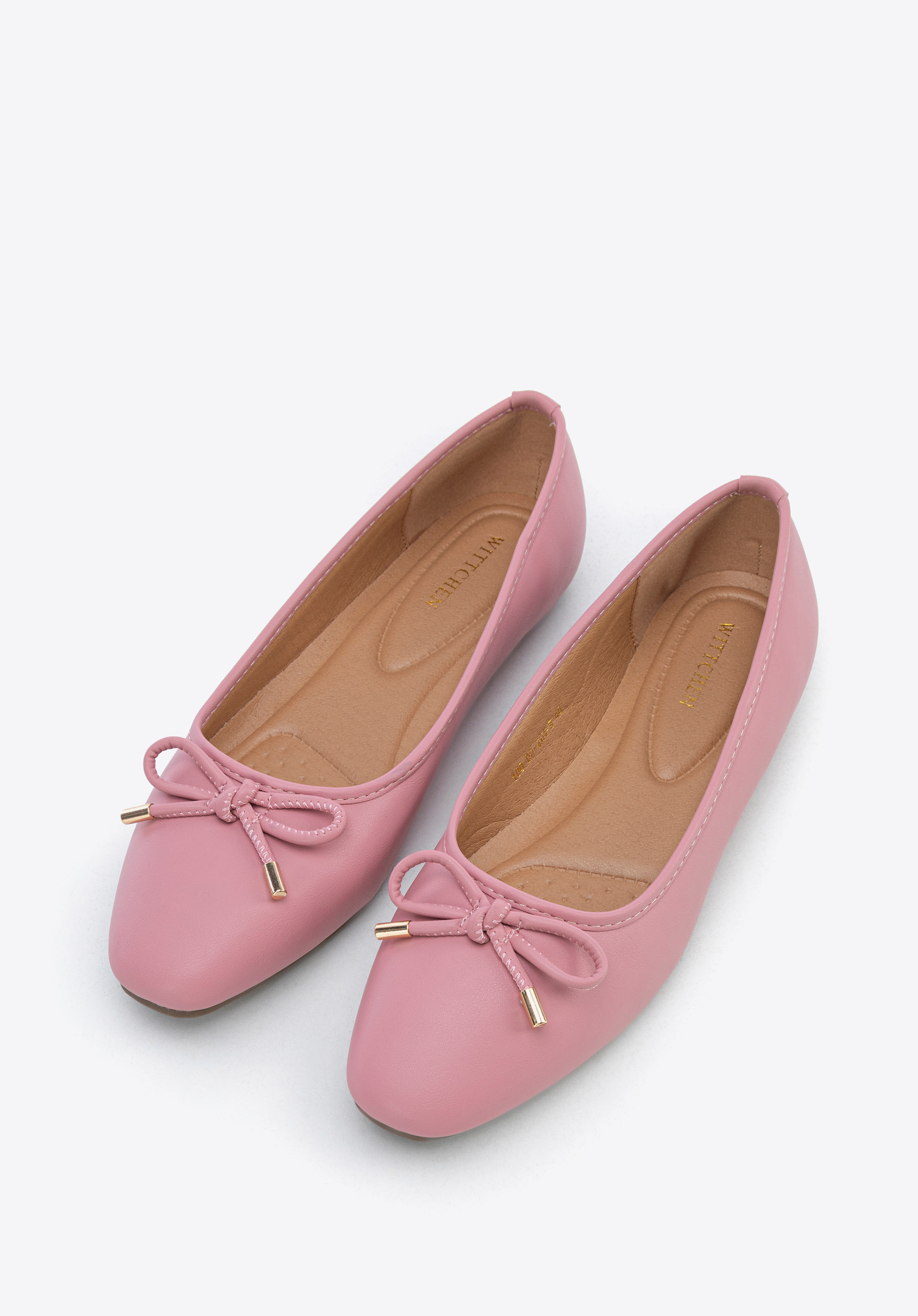 Weiche Ballerinas aus Ökoleder, rosa, 100-DP-204-P-39, Bild 1