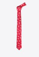 Cravată din mătase cu model, roșu - alb, 97-7K-001-X4, Fotografie 2