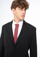 Cravată din mătase cu model, roșu - albastru, 97-7K-001-X11, Fotografie 15