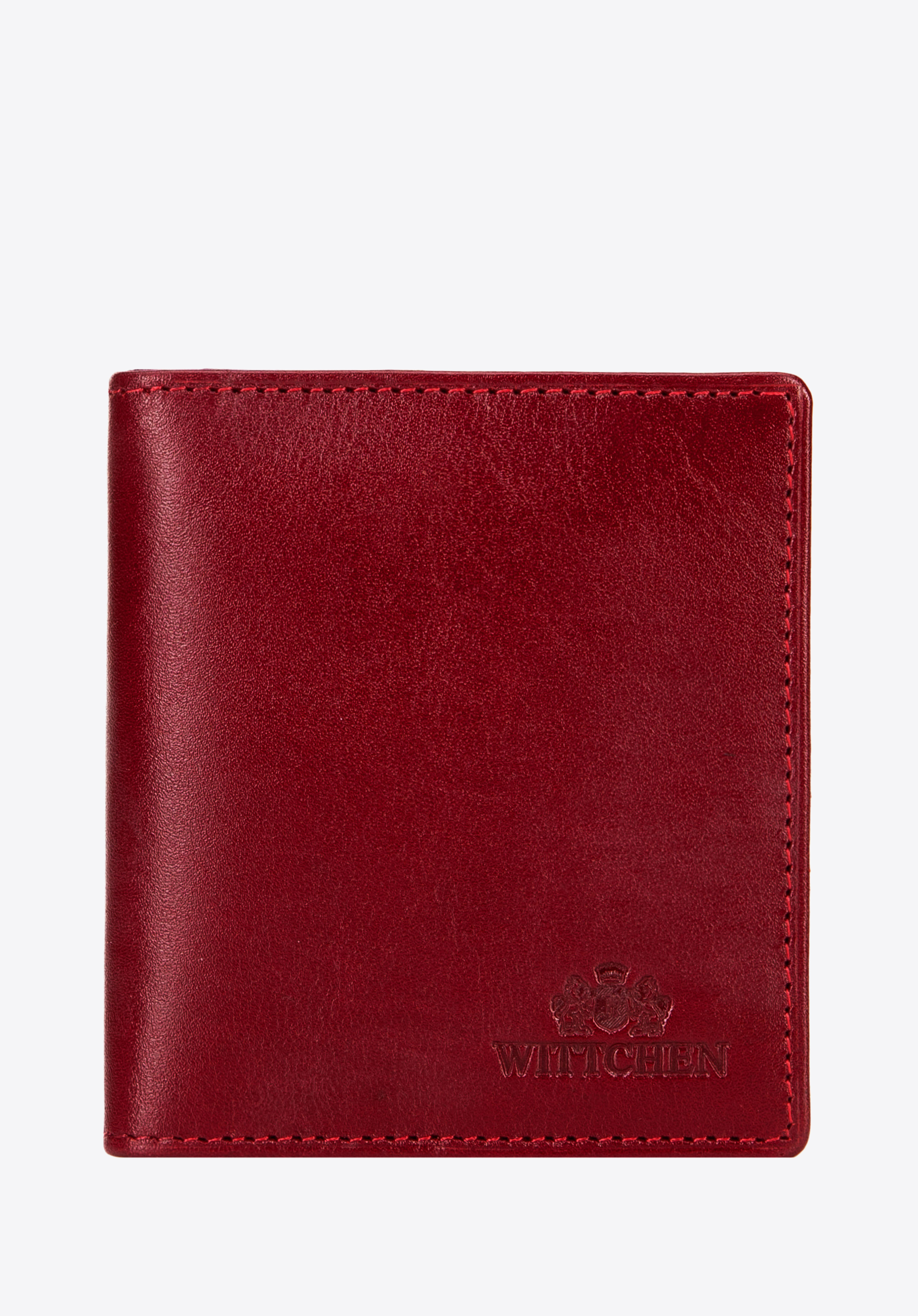 Etui din piele pentru carduri din colecția Italy, roșu, 21-2-291-L10, Fotografie 1